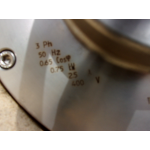 L 550 mm D 215 mm Roestvrij staal, Van der Graaf . TM215A40-0610 CR-S2. UNUSED.